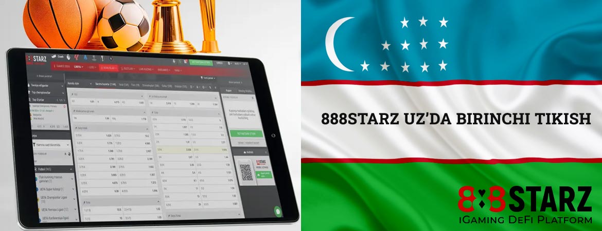 888STARZ UZ’da birinchi tikish. 