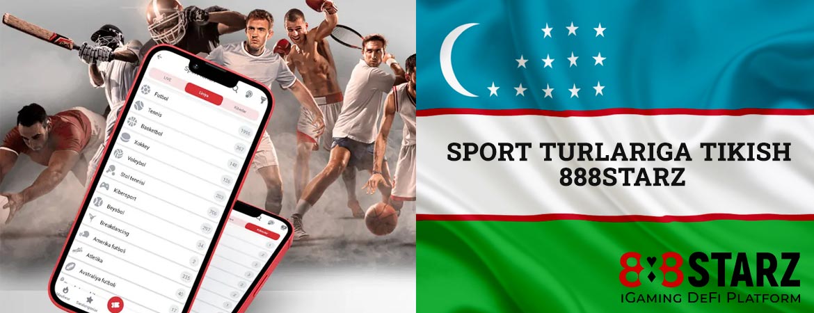 Sport turlariga tikish 888STARZ UZ. 